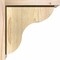 Ekena Millwork Carmel Rough Sawn Corbel w/Backplate, Douglas Fir, 8"W x 12"D x 12"H COR08X12X12CAR01RDF - alternate 2